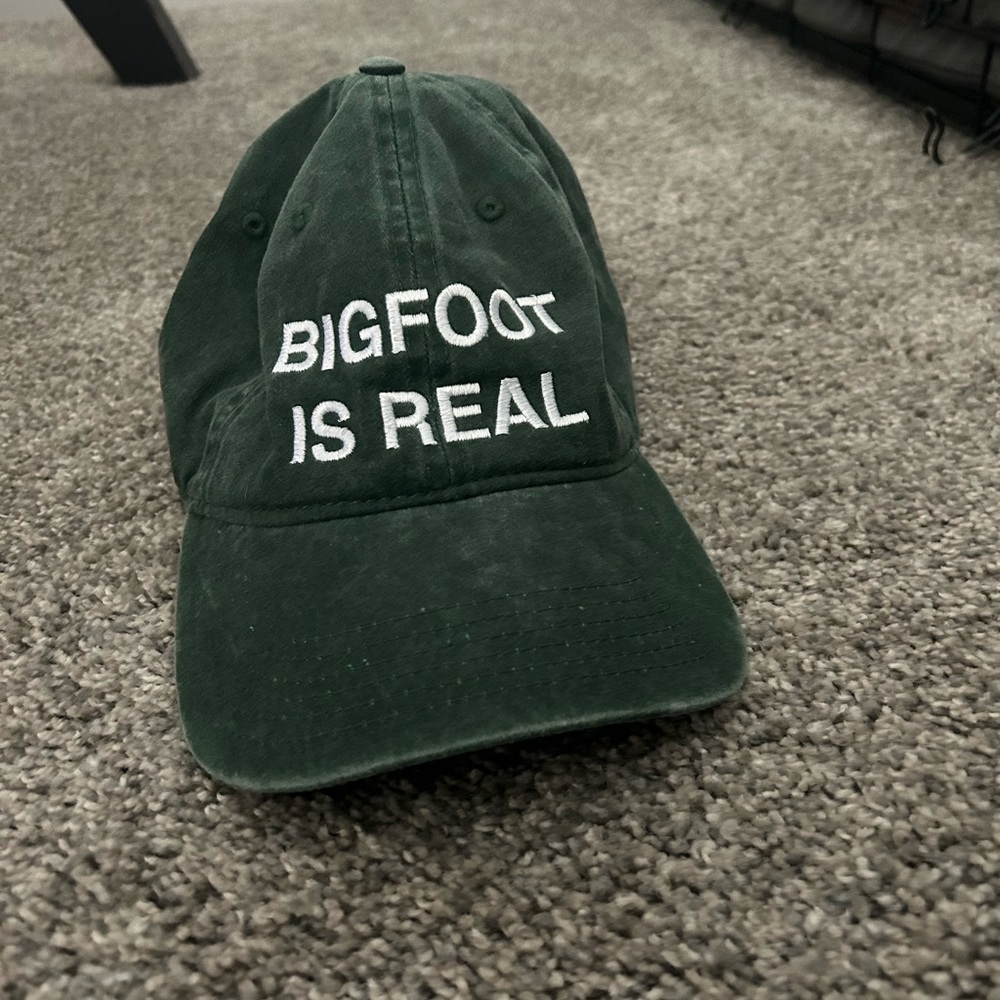 Bigfoot is Real Wicked Clothes Forrest Green Hat
